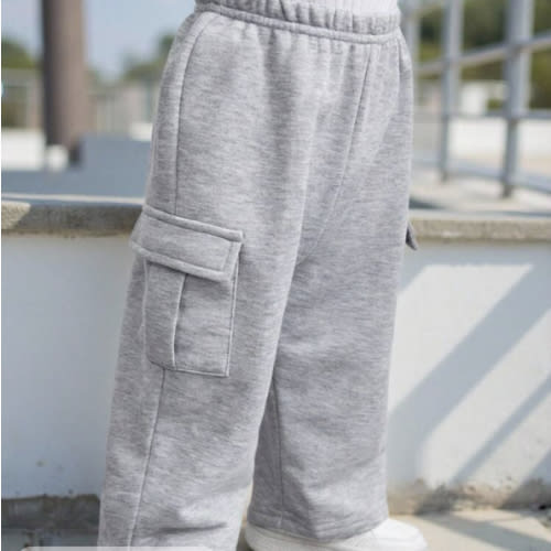 SHEIN Baby Boy/Girl Casual Korean-Style Knitted Sweatpants With Pockets, Loose Fit | SHEIN USA