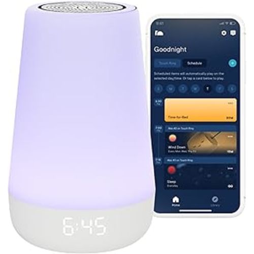 Hatch Rest Baby Sound Machine, Night Light | 2nd Gen | Registry Essential, Sleep Trainer, Routine Builder, Time-to-Rise Alarm Clock, White Noise Soother, Nursery Stories, Toddler Kids Bedroom (Wi-Fi)