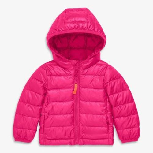 Primary Baby Lightweight Puffer Jacket in Fuchsia Size 3-6 Months