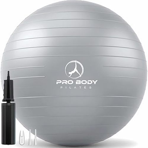 ProBody Pilates Yoga Ball - Gym Grade Exercise Ball