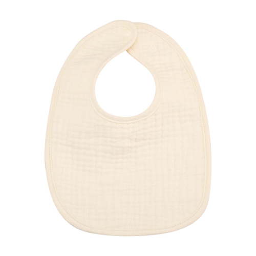 YanQiao Baby Solid Color Bibs, Cotton Baby Bandana Drool Bibs for Boy and Girls, Newborn Bib for Teething and Drooling Free Size Beige