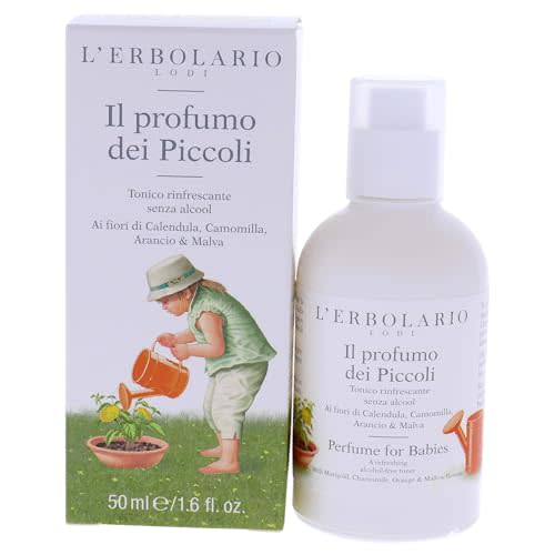 L'Erbolario Perfume for Babies - Refreshing Alcohol-Free Toner - Clean Fragrance of Orange Blossom - Maintains The Softness of Very Delicate Skin - Prevents The Risk of Skin Dehydration - 1.6 Oz