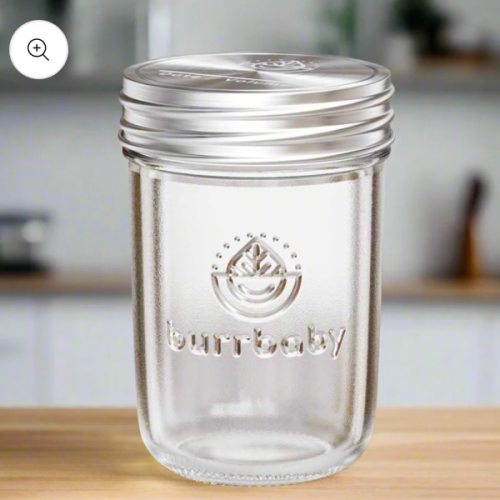6oz Glass Breast Milk Storage Containers