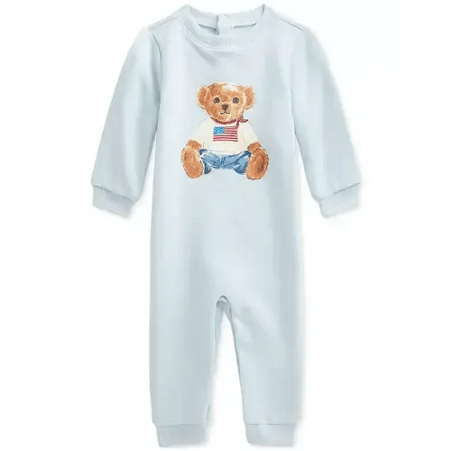 Ralph Lauren Polo Blue Bear Fleece Coverall