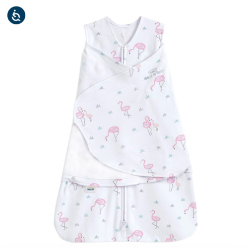 Flamingo Print Cotton Swaddle - Newborn | HALO
