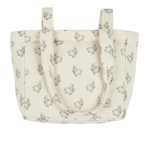 Handle Rabbit Ecru Bag · Minicoton