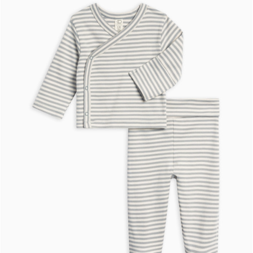 Riley 2 Piece Kimono Wrap Top and Pant Set