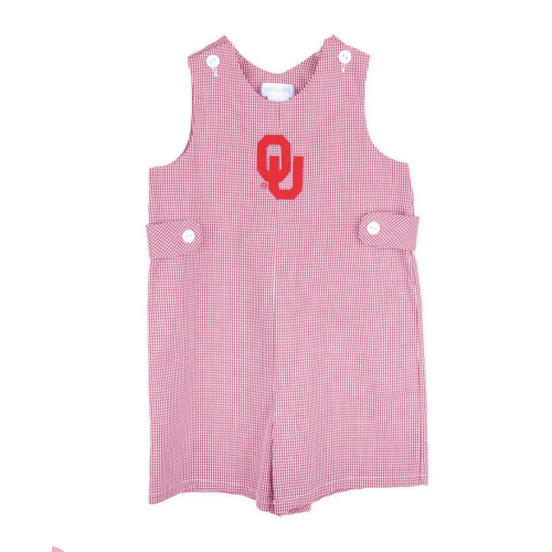Oklahoma Embroidered Red Jon Jon