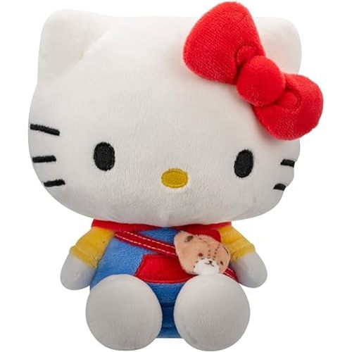 Jazwares Hello Kitty Series 1 Plush - Hoodie Fashion and Bestie Accessory - Officially Licensed Sanrio Hello Kitty and Friends Product from