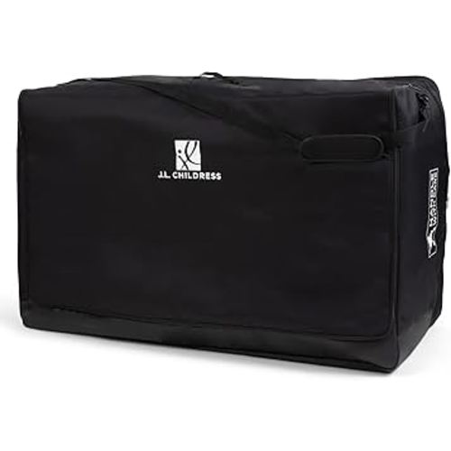 J.L. Childress Universal Stroller Travel Bag for Airplane - Fits Most Baby Strollers, Flying Essentials, Airport Accessories for Gate or Luggage Check, AirTag Compatible - X-Large PLUS, Padded