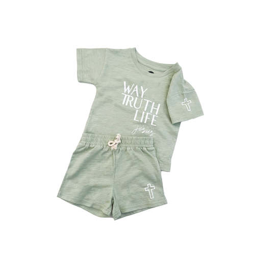 Way, Truth, Life Shorts & Tee Set – OUR HOUSE ABOVE