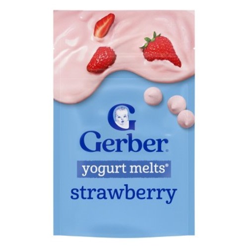Gerber Toddler Snacks Strawberry Yogurt Melts - 1oz