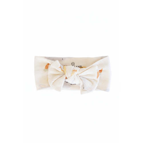 Sweet Peep Bamboo Waffle Knit Large Bow Headwrap