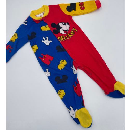 Vintage Disney Store Sleeper Mickey Mouse Sz M 3/6M