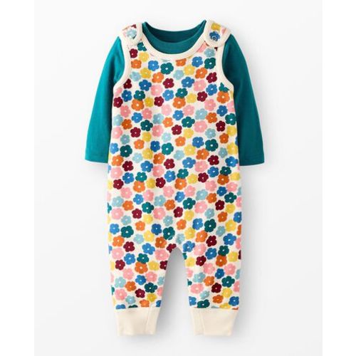 Baby French Terry Tee & Overalls Set