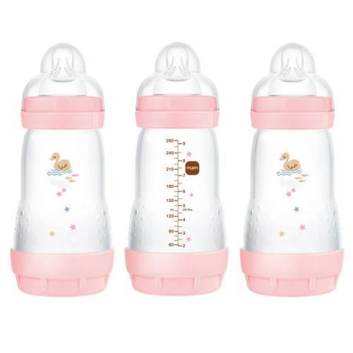 MAM Easy Start Anti-Colic Baby Bottle - Mint - 9oz/3pk