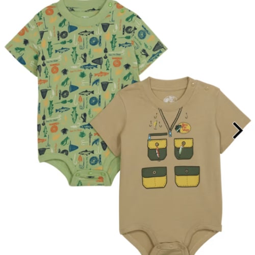 Bass Pro Shops Fishing Bodysuit 2-Piece Set for Babies | Bass Pro Shops