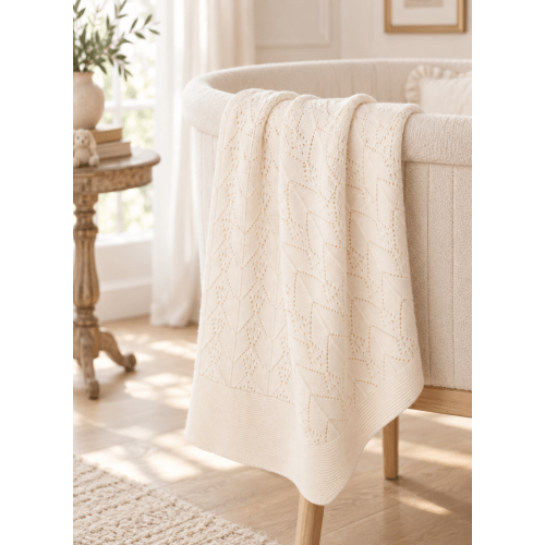 Wonder Baby Organic Cotton Blanket - Ivory
