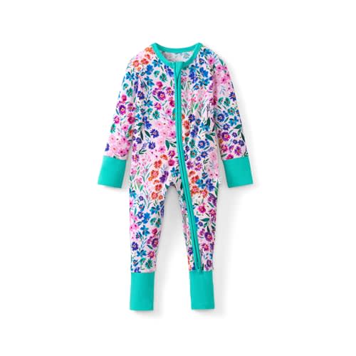 Little Sleepies Pajamas for Baby Boys & Girls, Viscose from Bamboo Baby Pajamas, Preemie & Newborn Sleepers, 2-Way Zipper PJs