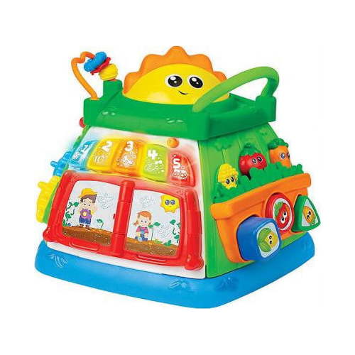 Winfun #0631 Lil Greenthumb 4 Sided Activity Cube - Age Group 6 Months and up