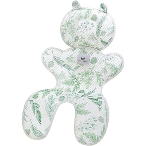 Baby Stroller Seat Liner Pad for Children 3D Mesh Breathable Stroller Infant Insert Cover Stroller Cushion Pad for Baby Stroller Seat Liners (Plant)