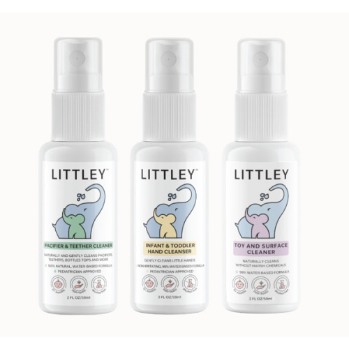 "INTRODUCTORY $20.99 SAMPLE PACK" Pacifier Cleaner + Hand Cleanser + T – Littley USA