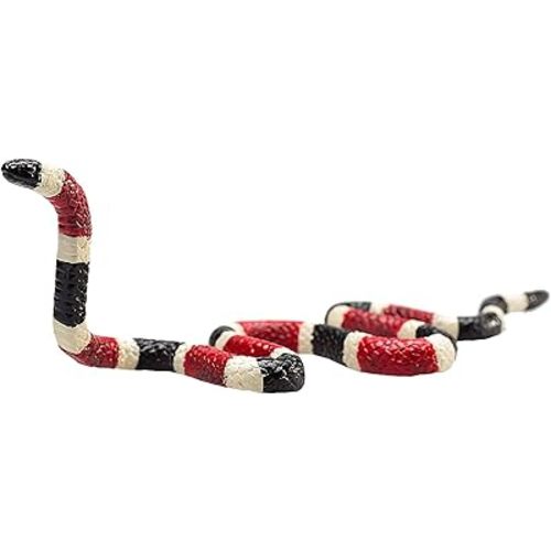 MOJO Coral Snake Realistic International Wildlife Toy Replica Hand Painted Figurine