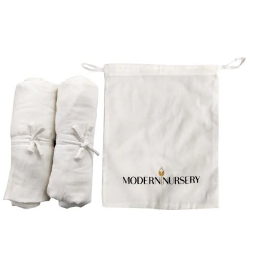 Organic Muslin Crib Sheets (Set of 2)