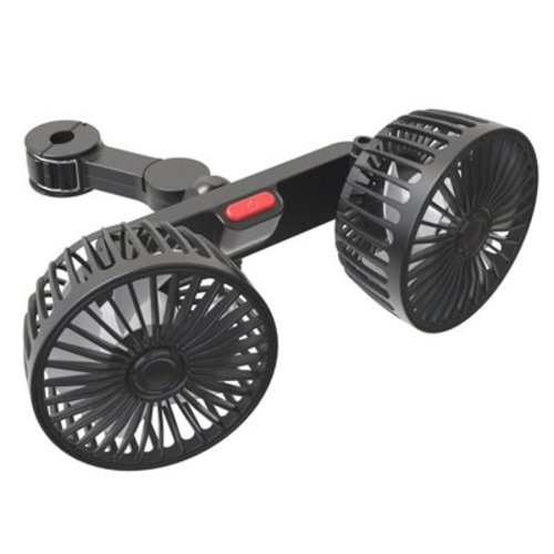 Car Fans,USB Electric Cooling-Fan For Backseat, Headrest 360 Degree Rotatable Rear Seat Air-Fan