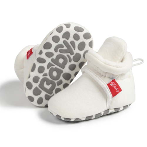 purcolt Unisex Baby Booties Newborn Infant Non Skid Soft Warm Cozy Slippers Stay On Sock Shoes for Girls Boys 0-6, 6-12, 12-18 Months