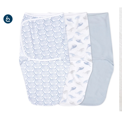 At Sea Easy Swaddle With No Zipper 0-3M | aden + anais