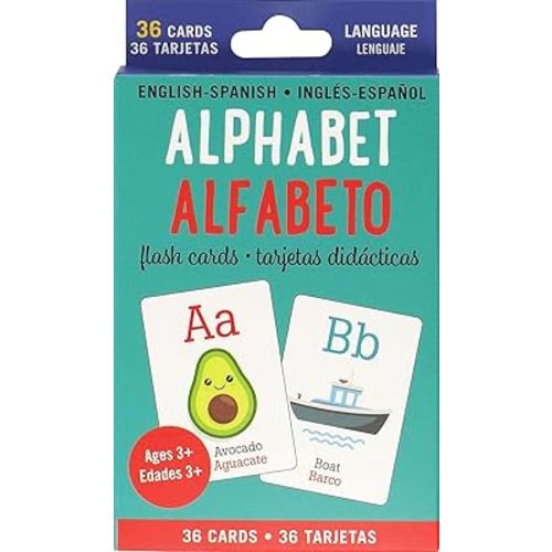 Bilingual Flash Cards - The Alphabet (English and Spanish Edition)