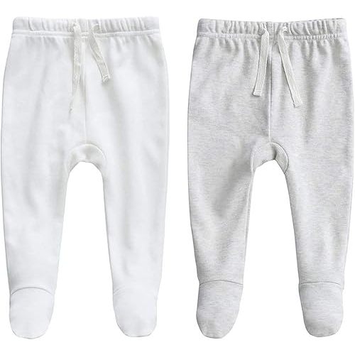 Owlivia Organic Baby Pant Legging Jogger for Infant, Boys Girls Toddler