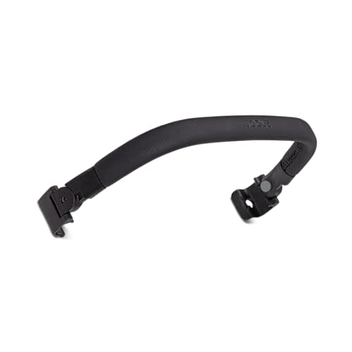 Joolz AER+ Bumper Bar Foldable Stroller Accessory - Armrest One-Hand Use - Easy to Attach & Open - Extra Handle Comfort - Elegant Crossbar Design - Ideal for Hanging Baby Toys - Black Carbon