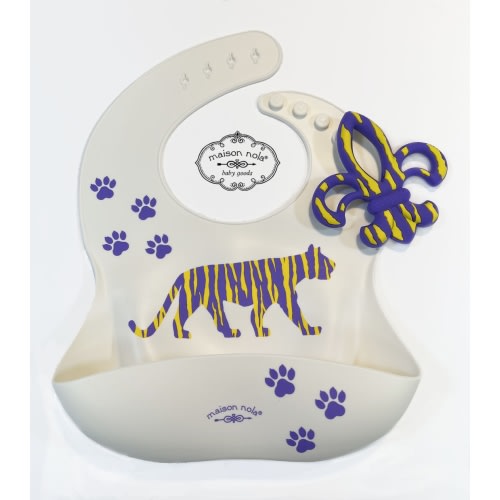 Tiger Silicone Bib | Maison Nola