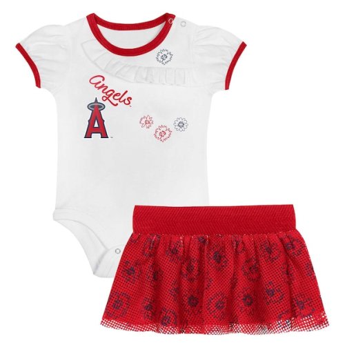 Los Angeles Angels Infant Sweet Bodysuit & Skirt Set