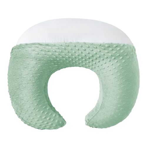 Nursing Pillow with Nursing Pillow Cover for Breastfeeding Moms, Extra Large Ultra-Soft Breastfeeding Pillows for Infant Newborn Baby Boy Girl (Green)