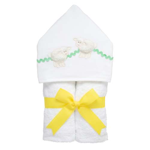 Lamb Everykid Towel, White