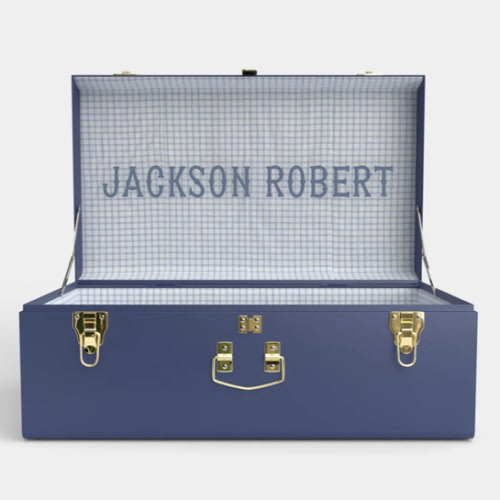 Grand Trunk - Navy - Picnic in Blue / Embroidery