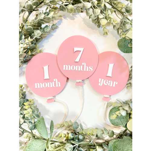 Interchangeable Monthly Milestone Set