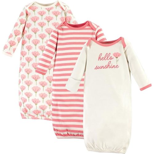 Touched by Nature Unisex Baby Organic Cotton Gowns