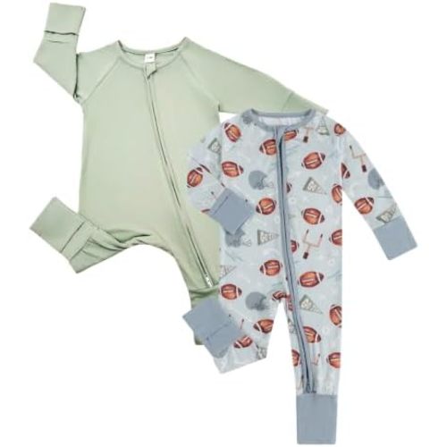 Bow Dream Bamboo Rayon Baby Pajamas Sleepers Newborn Rompers Infant Outfit