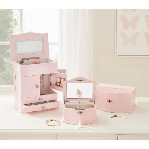 Pink Abigail Jewelry Box Collection
