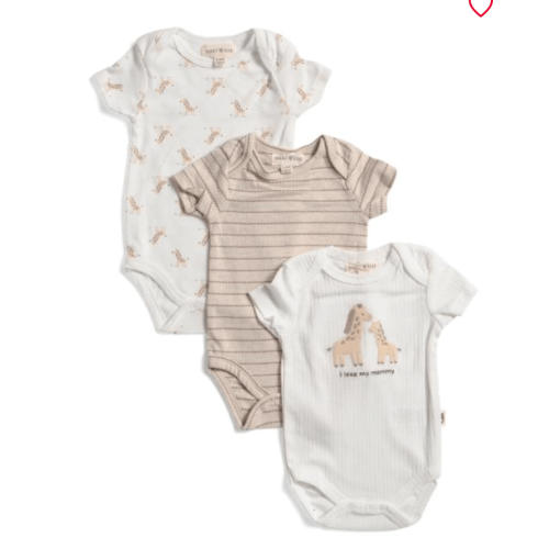 Newborn Boys 3pk Giraffe Bodysuits | Kids & Baby | TJ Maxx