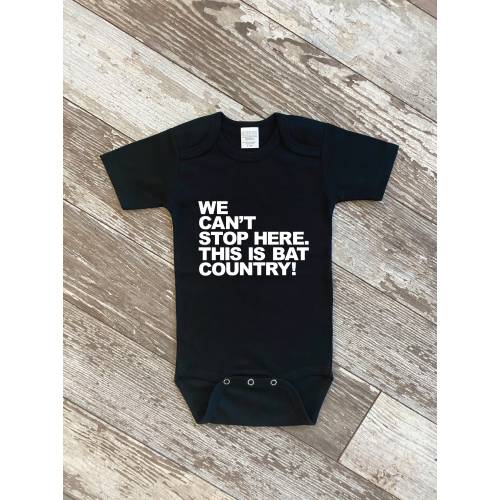 This is Bat Country | Halloween Bubble Romper OR Baby Bodysuit | Fear & Loathing Baby Bodysuit