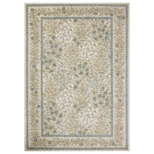 Rifle Paper Co. x Loloi Laurel Wildwood Garden 5'3" x 7'8" Cream Area Rug