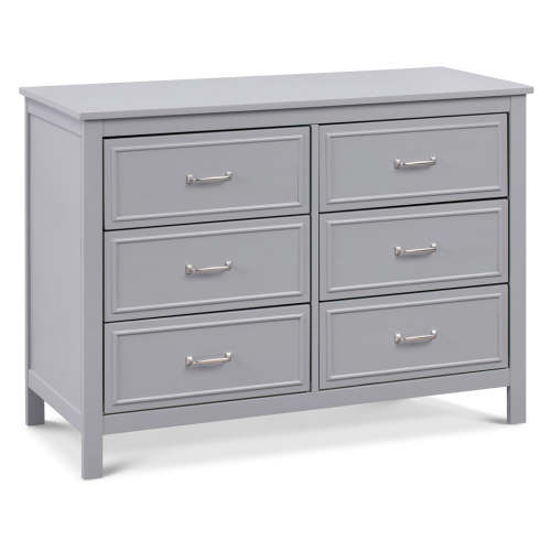 Charlie 6-Drawer Double Dresser - Grey