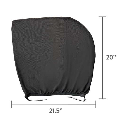 Parent's Choice Car Window Shades Stretch Fit Black 2 Pack for Back Windows