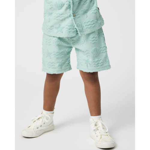 Coastal Rays Drawstring Shorts | Little Sleepies