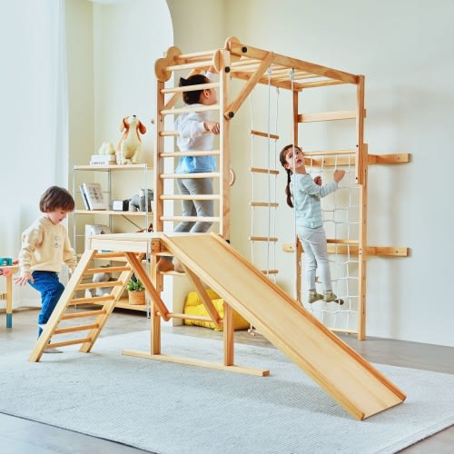 Foldable 8-in-1 Indoor Jungle Gym | Kids & Toddlers | Avenlur